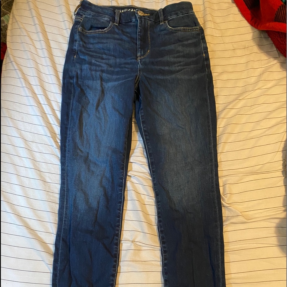 Dark blue american eagle jeans